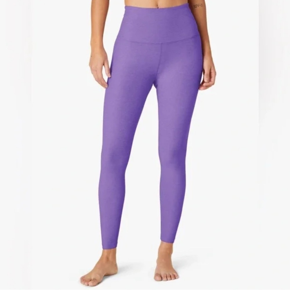 Beyond Yoga Spacedye Caught In The Midi High Waisted Legging Amethyst Heather 3X
